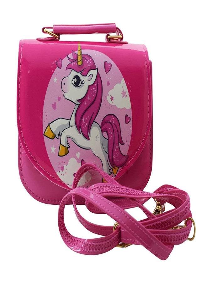 Asera مجموعة أسيرا الفريدة من حقائب الكتف/اليد/المحفظة بتصميم يونيكورن مع قلمي أحمر شفاه، هدية مثالية للفتيات في أعياد الميلاد أو كهدية تذكارية. - Image 3